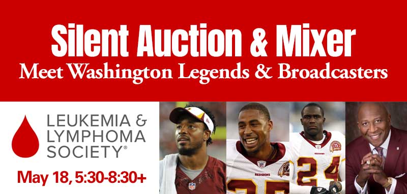 FUNDRAISER / MIX AND MINGLE with Washington Commanders Team Legends,  Broadcasters and Julie Donaldson – DC PRIME