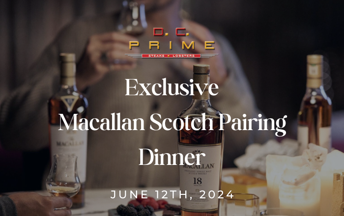 Exclusive Scotch Pairing Dinner at DC Prime
